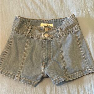 PacSun Women's Denim Shorts - Light Blue